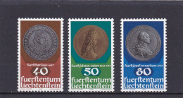 Liechtenstein 1978, Cat. Zumstein  648/50 **. Monnaies Et Médailles. - Ongebruikt