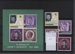 Ghana Michel Cat.No. Mnh/**  246/249 + Sheet 19 - Ghana (1957-...)