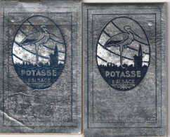 Potasse D'Alsace 2 Carnets Vierges - Publicités