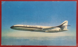 ADVERTISING POSTCARD - AIR FRANCE, PREMIER MAYEN-COURRIER Á RÉACTION PURE - Zeppeline