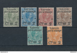 1890 Regno - Effige Di Umberto I - Valevole Per Stampe - N. 50/55 - MNH** - Autres & Non Classés