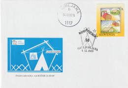 SCOUT SLOVENIA 2009 COMPLETE SET OF 8 FDC WITH SPECIAL CANCEL + PERSONAL STAMPS - Slovénie