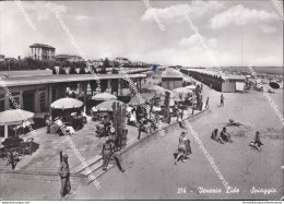 Bh716 Cartolina Venezia Lido Spiaggia Vedi Retro - Venezia (Venice)