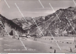Bh717 Cartolina Gressoney La Trinite' Inverno Campi Di Sci Aosta - Aosta