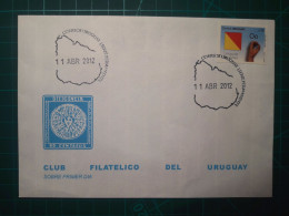 URUGUAY, Enveloppe FDC Commémorative De "Série Permanente, Langue Des Signes" Avec Cachet De La Poste Et Timbre-poste Sp - Uruguay