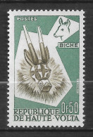 HAUTE-VOLTA  N°   73     MASQUES - Haute-Volta (1958-1984)