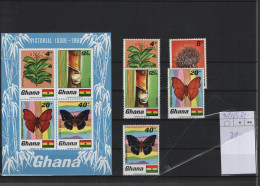 Ghana Michel Cat.No. Mnh/**  342/346 + Sheet 31 - Ghana (1957-...)