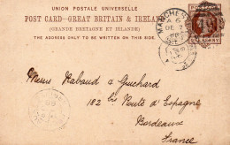 GRANDE BRETAGNE ET IRLANDE ENTIER POSTAL ONE PENNI - Brieven En Documenten