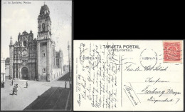 Mexico Postcard Mailed To Germany 1909. 4c Rate - Mexico