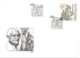 FDC 608 Slovakia Matej Hrebenda 2016 - FDC