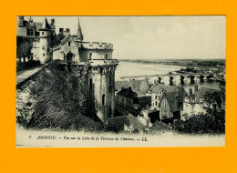 AMBOISE - Vue Sur La Loire De La Terrasse Du Château - Amboise