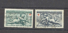 Yvert 937-938 - Croix Rouge  - Série De 2 Timbres Oblitérés - Gebruikt