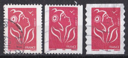 France  2000 - 2009  Y&T  N °  3734  3743  Et  3744  Oblitérés - Oblitérés