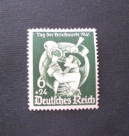 GERMANIA ALLEMAGNE GERMANY III REICH 1941 Day Of The Stamp MNHL - Nuevos