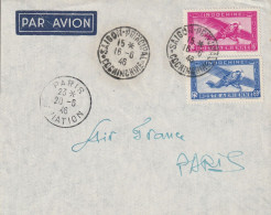 Indochine Lettre Saïgon Pour La France 1946 - Cartas & Documentos