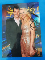 AUTOGRAPHE DE ELODIE GOSSUIN SUR PHOTO - Televisie & Internet