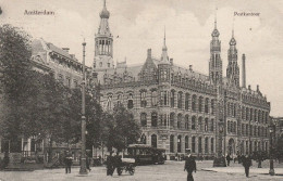 Amsterdam Postkantoor # 1911 Levendig Handkar Tram    5110 - Amsterdam
