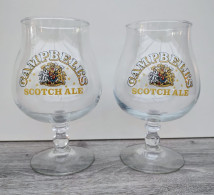 2 Verres Campbell's Scotch Ale - Bicchieri