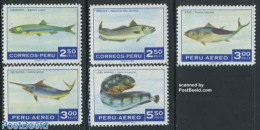 Peru 1970 Fish 5v, Mint NH, Nature - Fish - Peces
