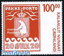 Greenland 2007 Parcel Post Stamps 1v, Mint NH, Stamps On Stamps - Ungebraucht