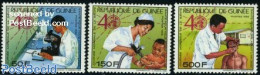 Guinea, Republic 1988 40 Years W.H.O. 3v, Mint NH, Health - Health - Other & Unclassified