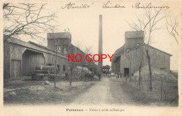 45 PUISEAUX. Usine à Acide Sulfurique 1904 Attelage Avec Citerne - Puiseaux