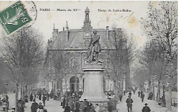 CPA Paris Mairie Du XIe - Statue De Ledru-Rollin - Distrito: 11