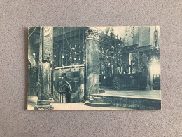 Interior Church Of The Nativity Bethlehem Carte Postale Postcard - Israel