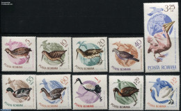 Romania 1965 Birds 10v, Mint NH, Nature - Birds - Ducks - Swans - Pigeons - Geese - Neufs