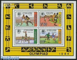 Tanzania 1984 Olympic Games Los Angeles S/s, Mint NH, Sport - Athletics - Basketball - Boxing - Football - Olympic Gam.. - Athlétisme