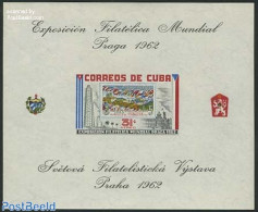 Cuba 1962 Praga 1962 S/s, Mint NH, Stamps On Stamps - Ongebruikt