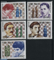 Vietnam 1994 Chess Masters 5v, Mint NH, Sport - Chess - Echecs