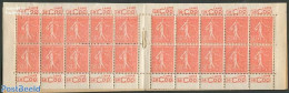 France 1924 20x50c Booklet (Lame Le Coq 4x), Mint NH, Stamp Booklets - Nuevos