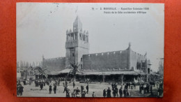 CPA (13) Marseille. Exposition Coloniale 1906. Palais De La Côte Occidentale D'Afrique.  (7A.1258) - Expositions Coloniales 1906 - 1922