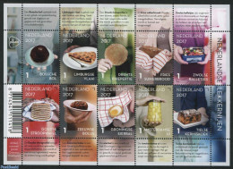 Netherlands 2017 Dutch Delicacies 10v M/s, Mint NH, Health - Food & Drink - Unused Stamps