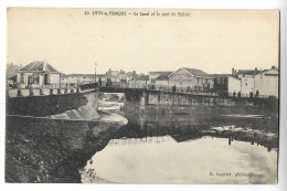 CPA 51 VITRY-LE-FRANCOIS Le Canal Et Le Pont De Châlons - Vitry-le-François