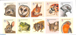 Belgium 2020 Guests In The Garden 10v M/s, Mint NH, Nature - Animals (others & Mixed) - Birds - Frogs & Toads - Hedgeh.. - Unused Stamps