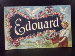 1262 THEME . LOT DE DEUX CARTES . EDOUARD . ROSES . A VOIR - Andere & Zonder Classificatie