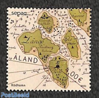 Aland 2021 SEPAC, Historic Map 1v, Mint NH, History - Various - Sepac - Maps - Géographie