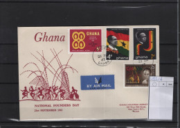 Ghana Michel Cat.No. FDC 153/156 - Ghana (1957-...)