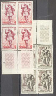 Yvert 943-944  - Gargantua - Hernani - 2 Blocs De 4 Timbres Neufs Sans Traces De Charnières - Bord De Feuille - Nuevos