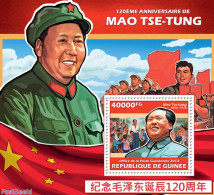 Guinea, Republic 2013 Mao Tse-Tung, Mint NH, History - Politicians - Other & Unclassified