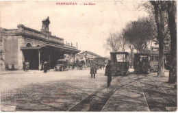 FR66 PERPIGNAN - Brun - La Gare - Tramway - Animée - Belle - Perpignan