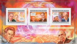 Guinea, Republic 2012 Niels Bohr / Albert Einstein, Mint NH, Science - Other & Unclassified