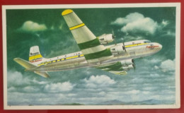 ADVERTISING POSTCARD - PANAGRA SKY CARD, PAN AMERICAN-GRACE AIRWAYS, INC. (Pan, Col, Ecu, Per, Bol, Chi, Arg) - Airships