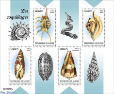 Guinea, Republic 2023 Shells, Mint NH, Nature - Shells & Crustaceans - Marine Life