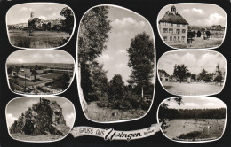 USINGEN, HESSE, MULTIPLE VIEWS, ARCHITECTURE, TOWER, ROCK, GERMANY, POSTCARD - Usingen