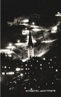 KITBUHEL, TIROL, CHURCH, TOWER, ARCHITECTURE, NIGHT, AUSTRIA, POSTCARD - Kitzbühel