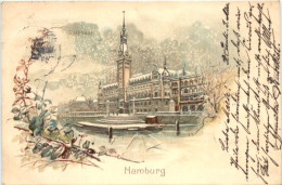 Hamburg - Litho Im Winter - Sonstige & Ohne Zuordnung