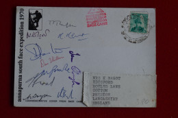 1970 Annapurna South Face Signed Don Whillan Estcourt Boysen Burke Bonington +++  Mountaineering  Escalade  Alpiniste - Sportifs